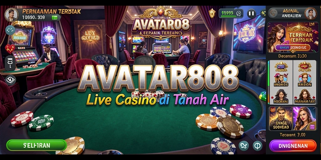 Tampilan gameplay Live Casino yang mengasyikkan dan interaktif.