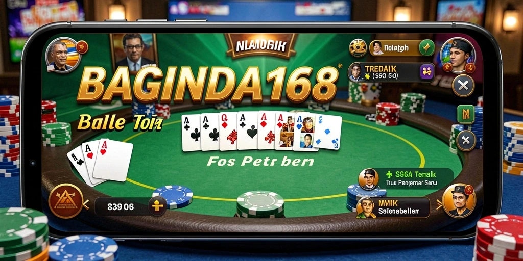 Tampilan gameplay Poker yang menarik dalam BAGINDA168.