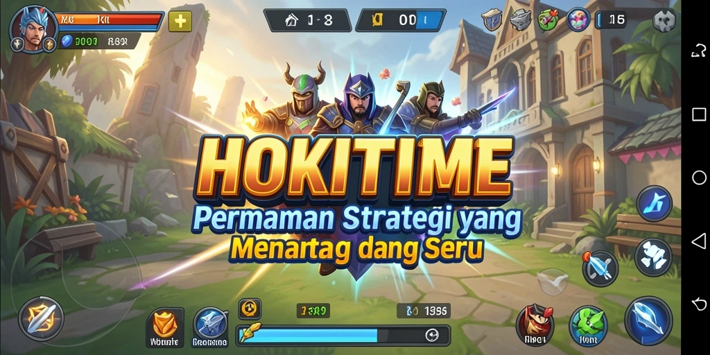 Tangkapan layar gameplay HOKITIME menunjukkan strategi dan aksi yang menarik.