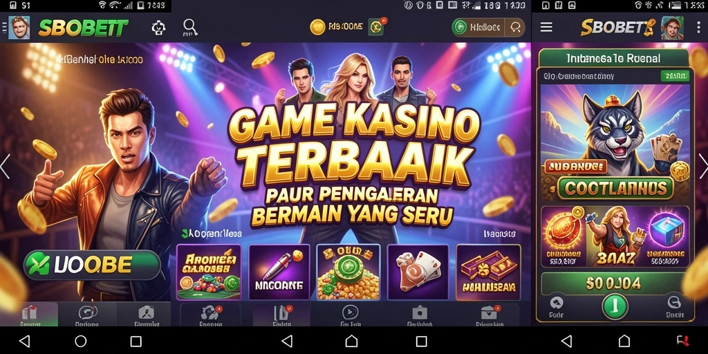 Screenshot SBOBET menampilkan gameplay kasino yang mendebarkan dan interaktif.